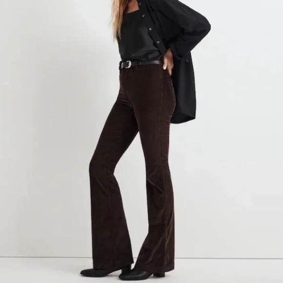 Madewell Pants - Madewell The Perfect Vintage Flare Corduroy Pants Brown Retro Boho Size 24
